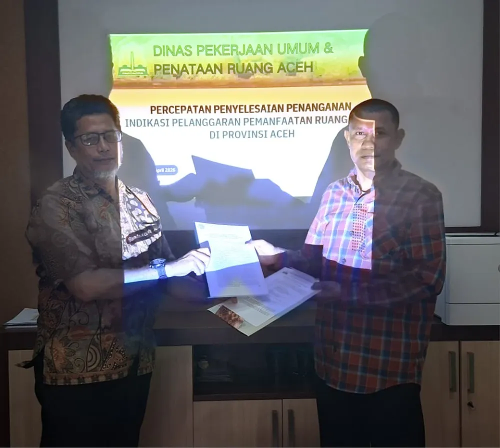 Dinas PUPR Aceh Perkuat Pengawasan Tata Ruang lewat Sinergi Lintas Wilayah