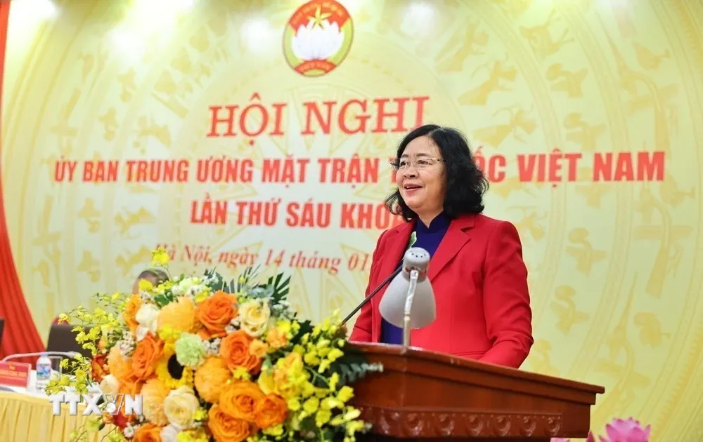 Front Tanah Air Vietnam Buka Penjaringan Opini Publik untuk Rancangan Laporan Politik Kongres Nasional ke-11