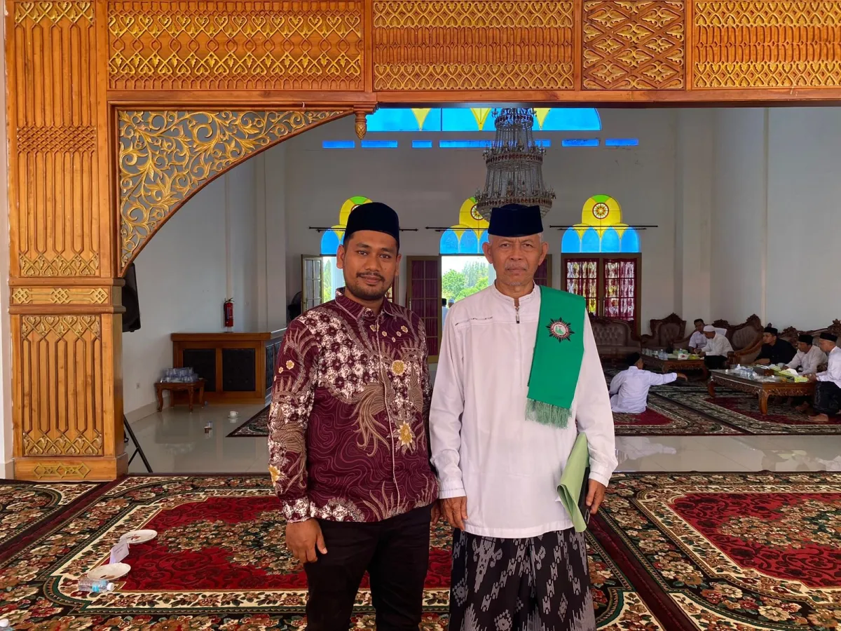 Peneliti UIN Ar-Raniry Kumpulkan Data Disertasi di Pelantikan Pengurus PERTI Aceh Jaya