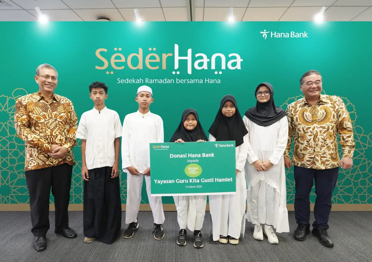 Hana Bank Salurkan Donasi Ramadan Lewat Program SederHana dan Beri Edukasi Keuangan untuk Anak Yatim