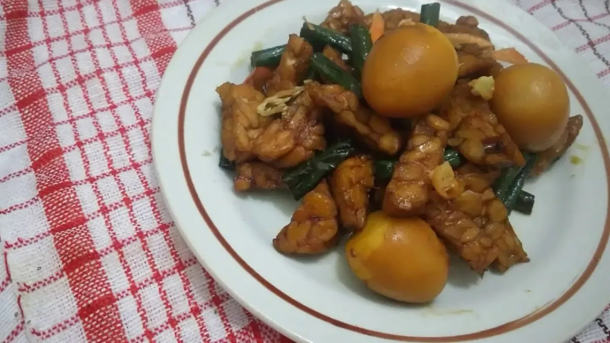 Inspirasi Menu Harian: Cara Membuat Tumis Tempe Telur Kacang Panjang