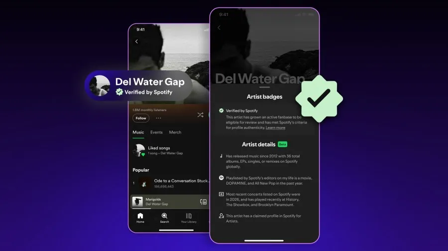Spotify Perkenalkan Lencana “Verified” untuk Membedakan Musisi Asli dari Konten AI