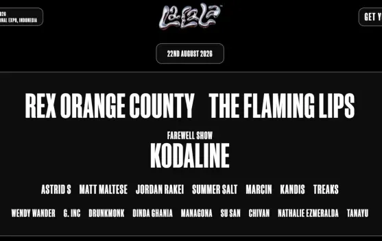 LaLaLa Fest 2026 Umumkan Rex Orange County sebagai Salah Satu Penampil Utama