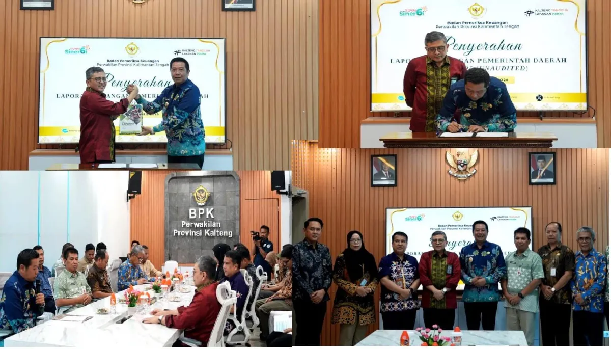 Pemkab Barito Utara Serahkan LKPD 2025 ke BPK Kalteng, Tekankan Transparansi dan Akuntabilitas