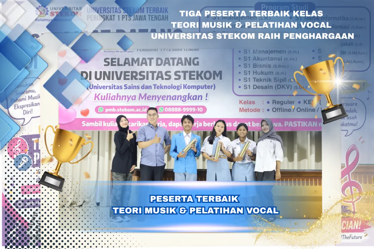 Universitas STEKOM Semarang Gelar Pelatihan Vokal dan Teori Musik untuk Siswa Tiga Sekolah