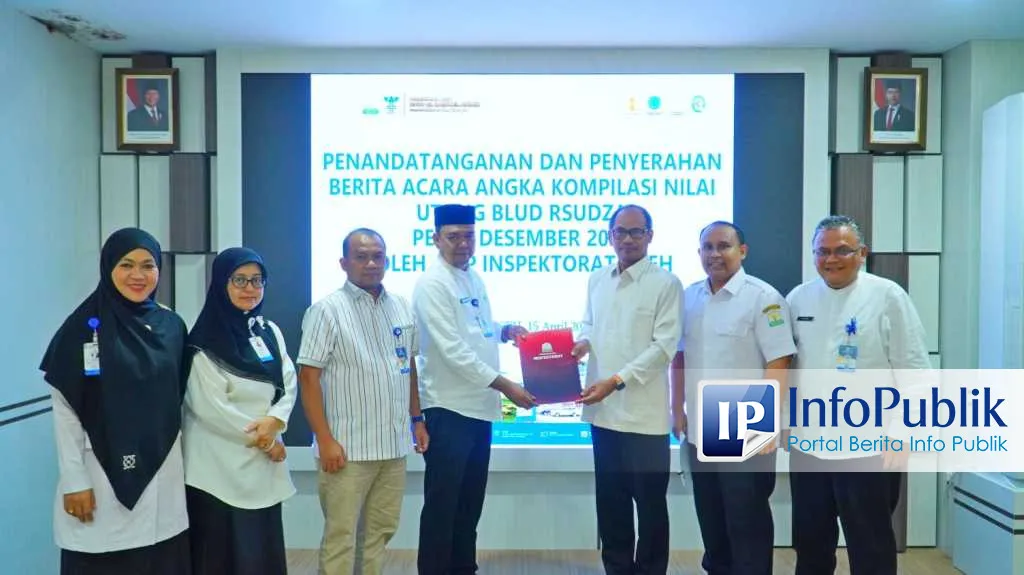 RSUDZA Terima Berita Acara Kompilasi Nilai Utang BLUD per 31 Desember 2025