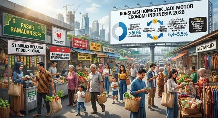 Konsumsi Rumah Tangga Diproyeksikan Tetap Jadi Penopang Ekonomi Indonesia pada 2026, Daya Beli Jadi Kunci