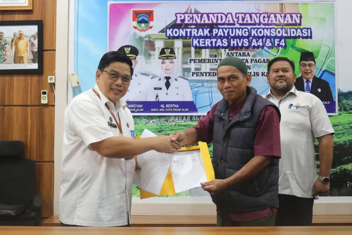 Pemkot Pagar Alam Rampungkan Konsolidasi Pengadaan Kertas HVS, Kontrak Payung Disepakati untuk HVS 80 Gram