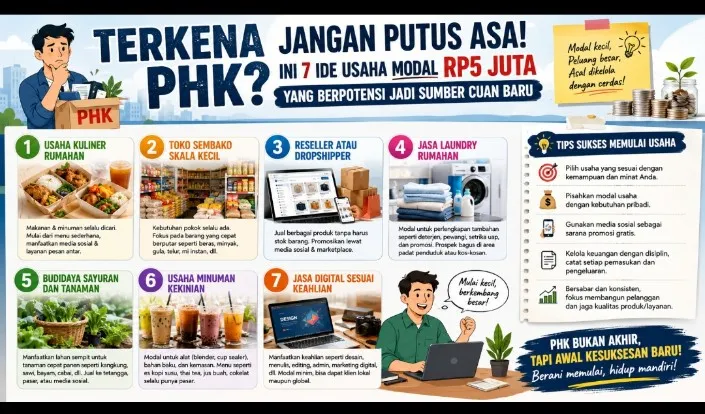 Terkena PHK, Modal Rp5 Juta Bisa Jadi Awal Usaha Kuliner Rumahan
