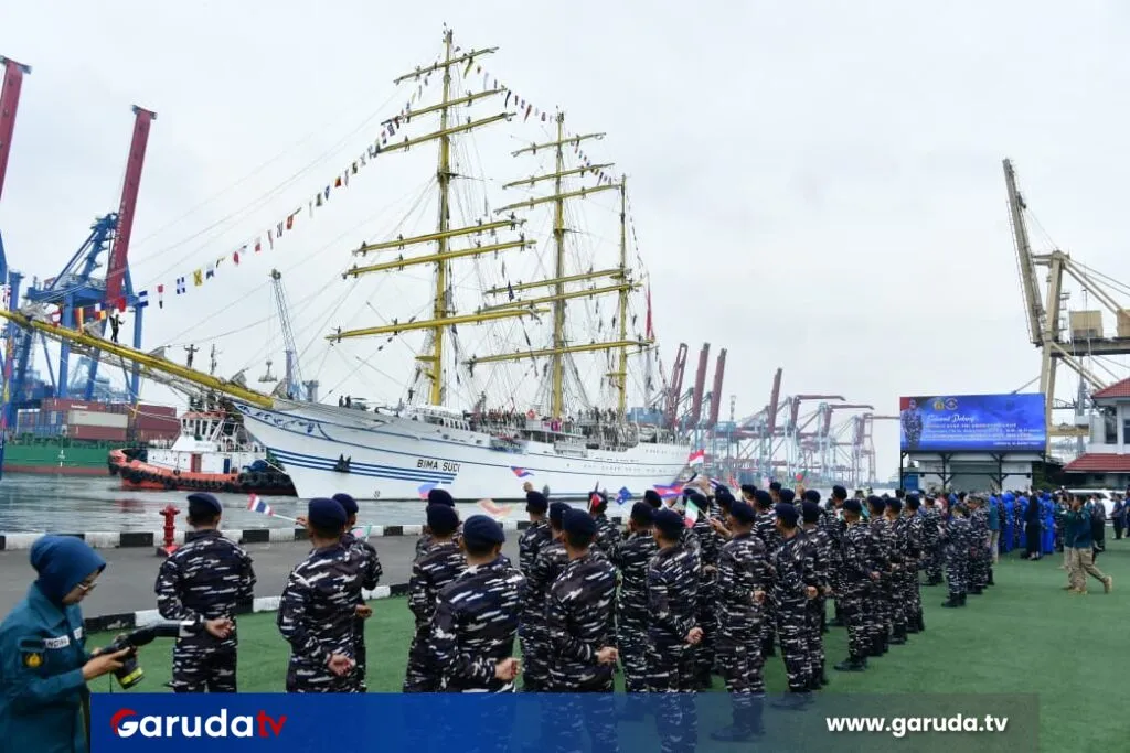 TNI AL Lepas KRI Bima Suci untuk Etape Kedua Kartika Jala Krida 2026, Bawa Misi Diplomasi dan Promosi UMKM
