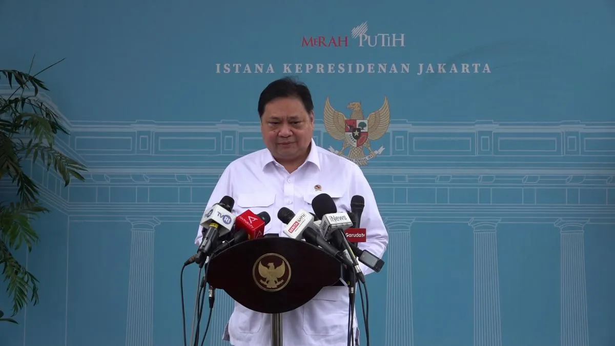 Airlangga: Pemerintah Siapkan Opsi Perpu Ekonomi Jika Tekanan Global Meningkat