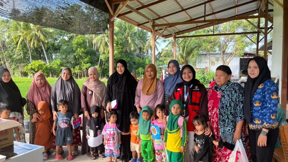 Mahasiswa KKN-PK Unhas Beri Edukasi “Isi Piringku” untuk Penguatan Gizi Seimbang di Desa Mario
