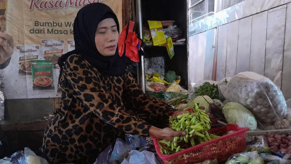 MBG Libur, Harga Sayur dan Bumbu Dapur di Pasar Puri Baru Pati Turun