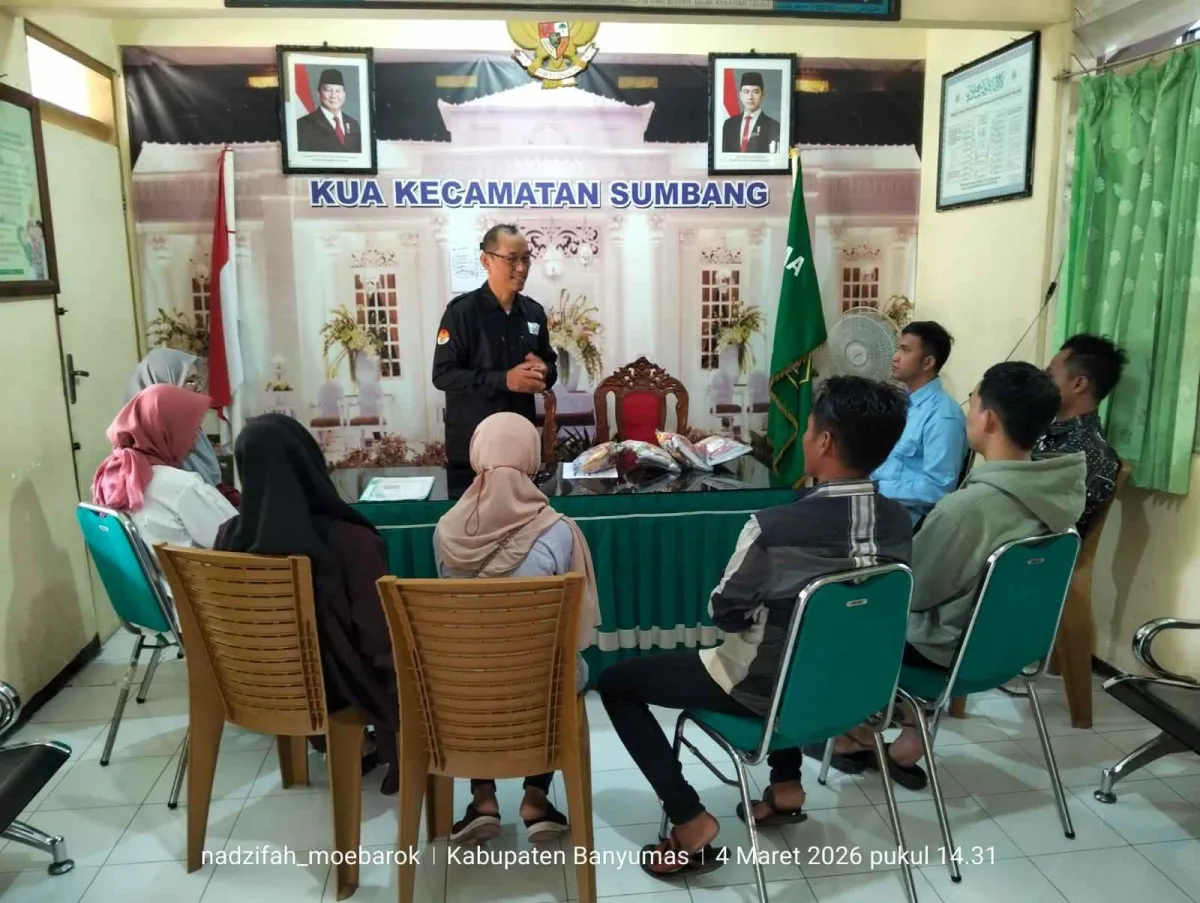 KUA Sumbang Gelar Bimwin, Bahas Konsep Keuangan Barokah bagi Calon Pengantin