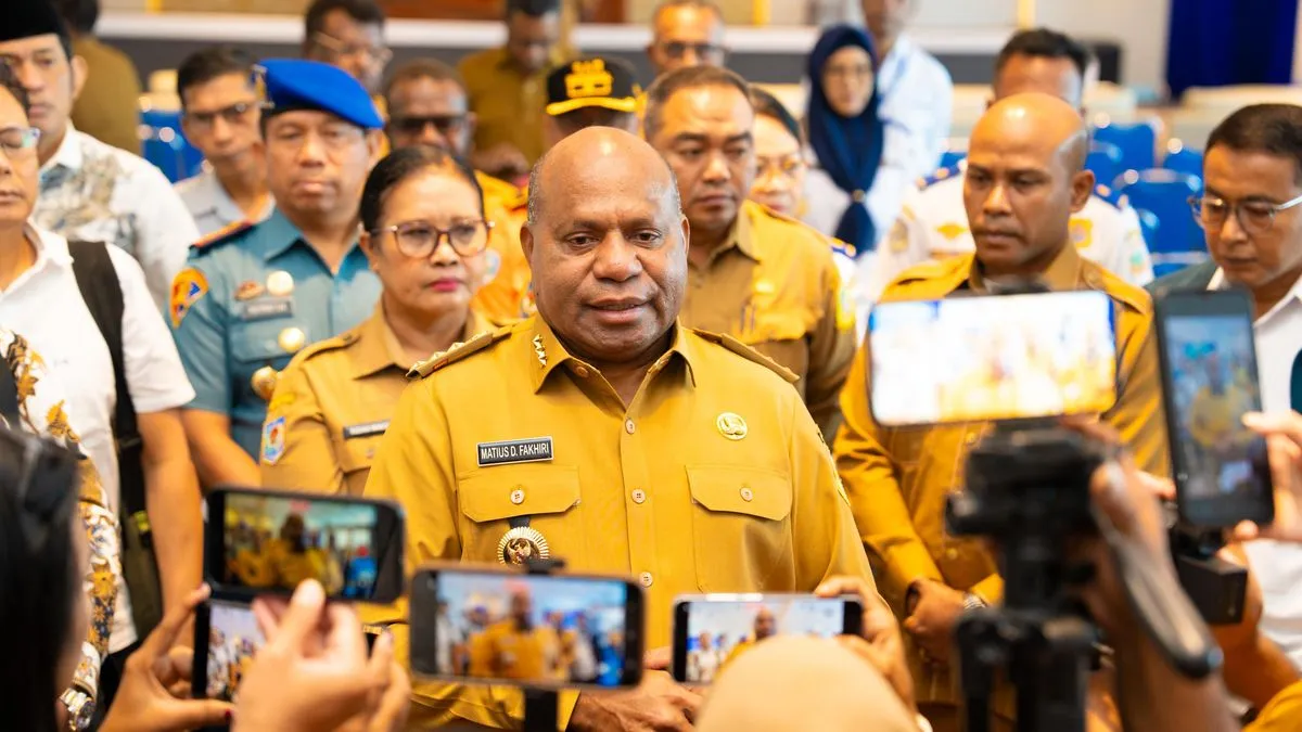 Cek Fakta: Video Gubernur Papua Klaim Bagi Bantuan via WhatsApp Ternyata Hasil Manipulasi
