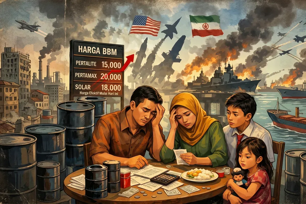 Ketegangan Iran–Amerika Berpotensi Tekan Kelas Menengah Indonesia Lewat Kenaikan Harga