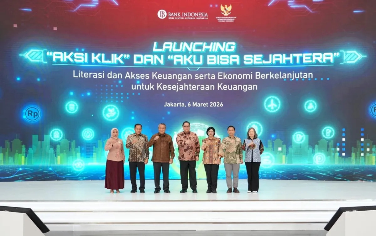 BI dan Kemenko Perekonomian Luncurkan AKSI KLIK untuk Perkecil Kesenjangan Literasi dan Inklusi Keuangan