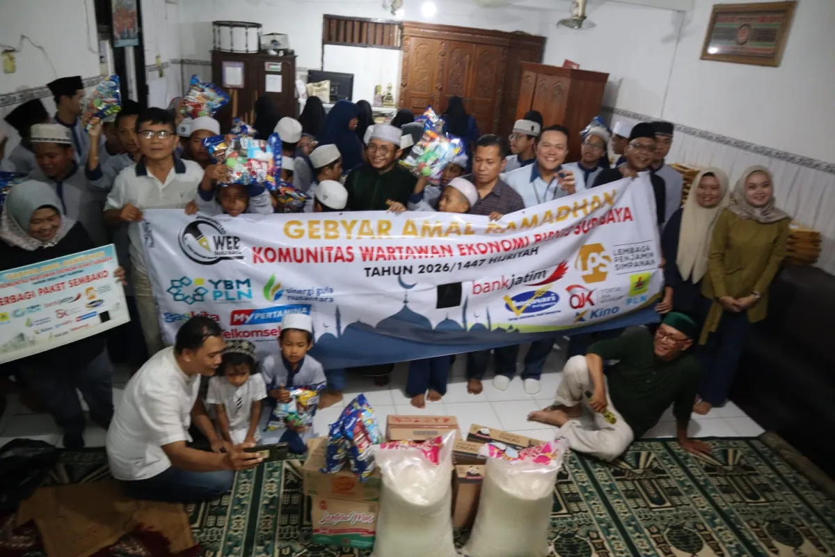 KWEBS Gelar Gebyar Amal Ramadan di Tiga Panti Asuhan Surabaya, Sertakan Edukasi Literasi Keuangan