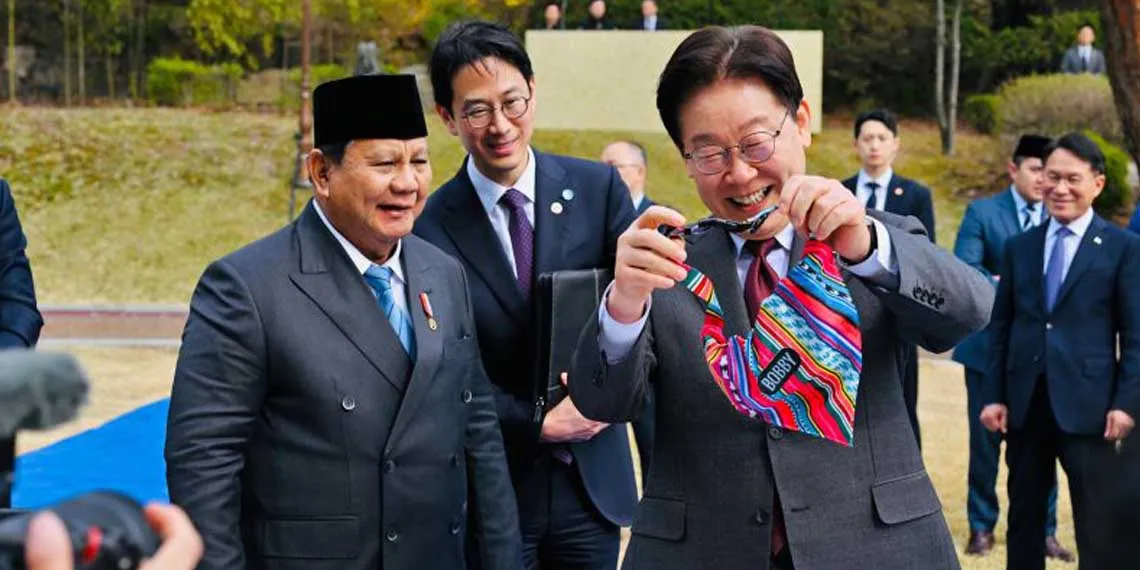 Prabowo Beri Hadiah untuk Anjing Peliharaan Presiden Korea Selatan saat Kunjungan ke Korea