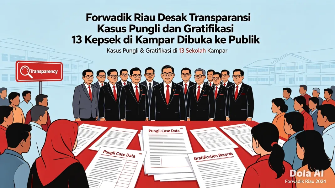 Forwadik Riau Minta Inspektorat dan Disdik Transparan soal Dugaan Pungli Rp2 Juta dari 13 Kepsek di Kampar