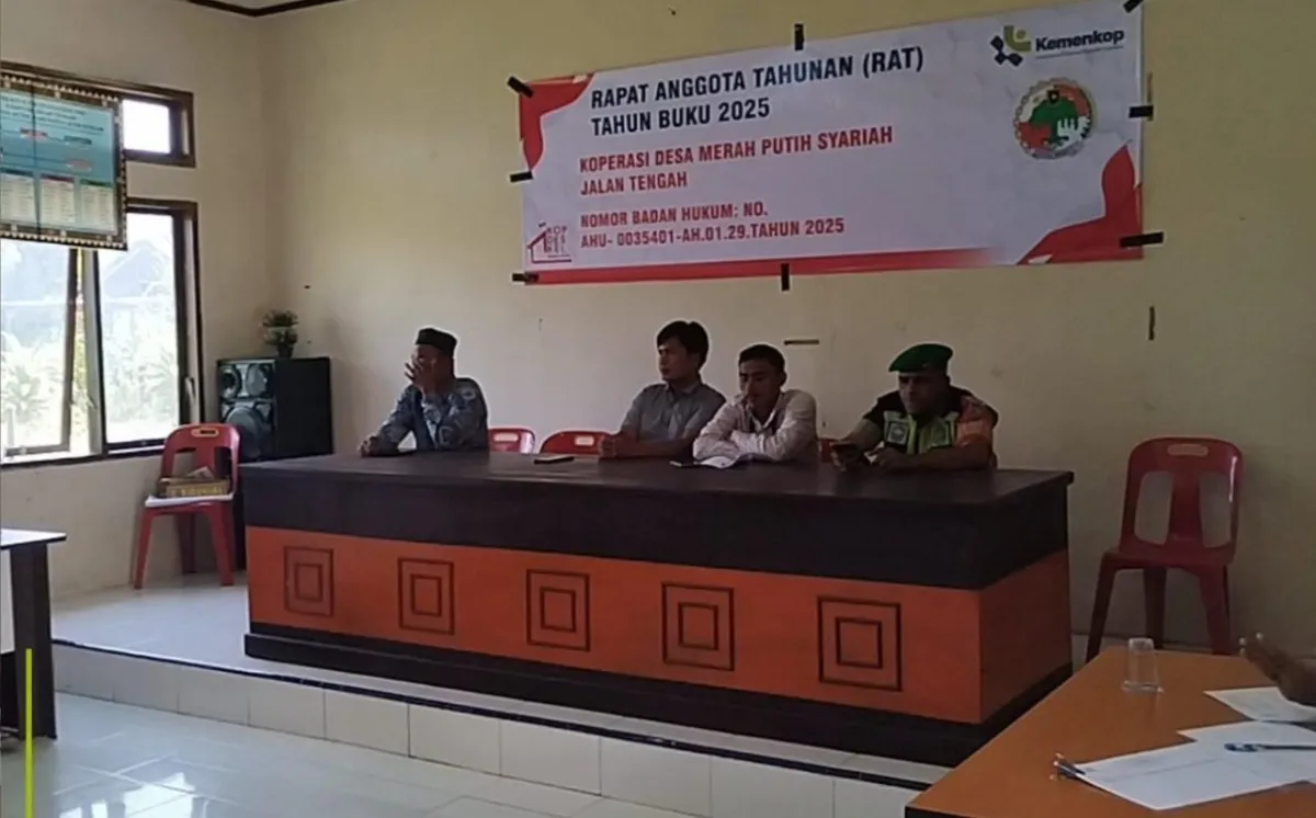 KDMP Syariah Jalan Tengah Gelar RAT, Bahas Laporan 2025 dan Tekankan Transparansi