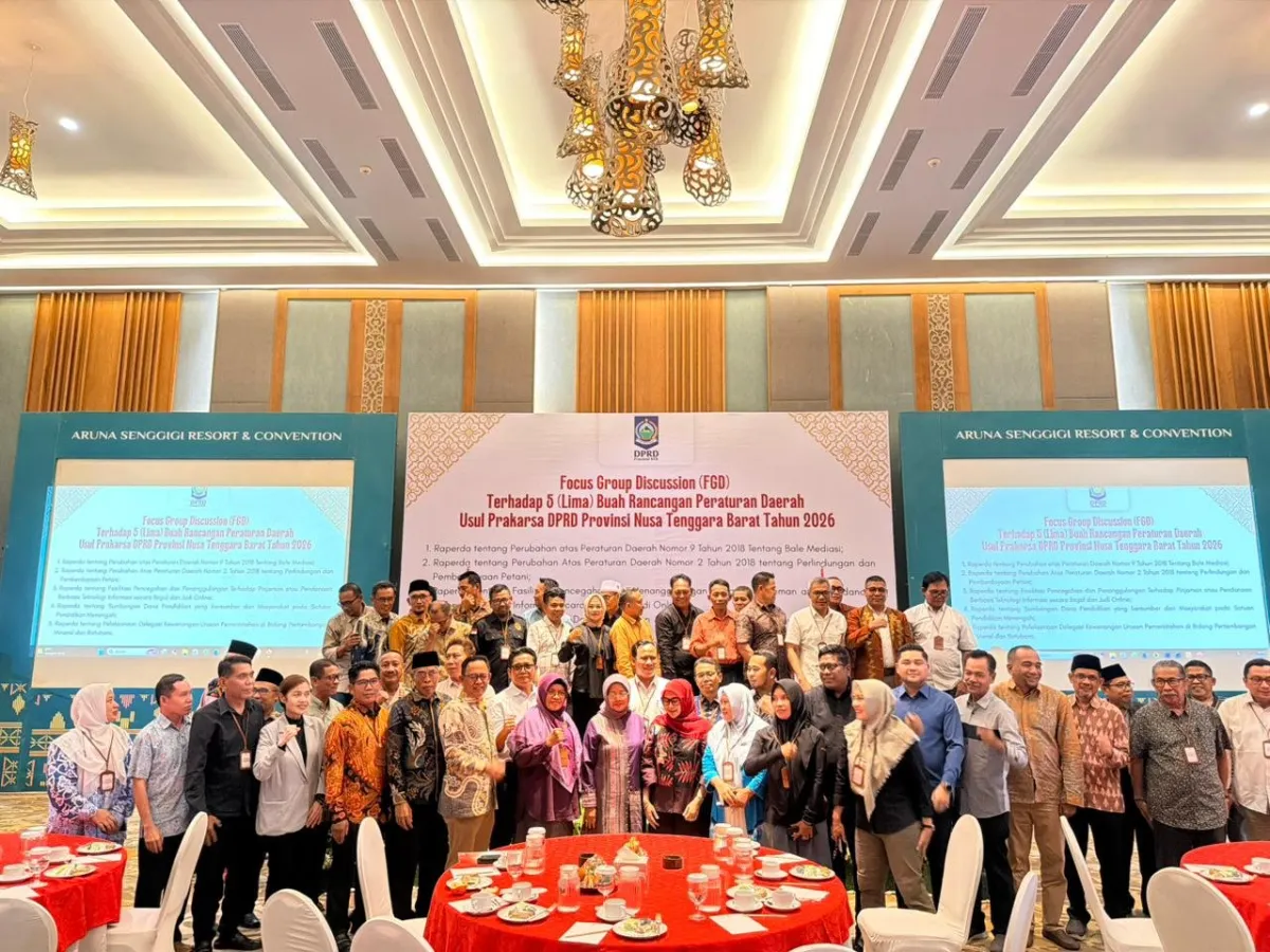 DPRD NTB Gelar FGD Libatkan Publik untuk Perdalam Materi Sejumlah Ranperda Inisiatif