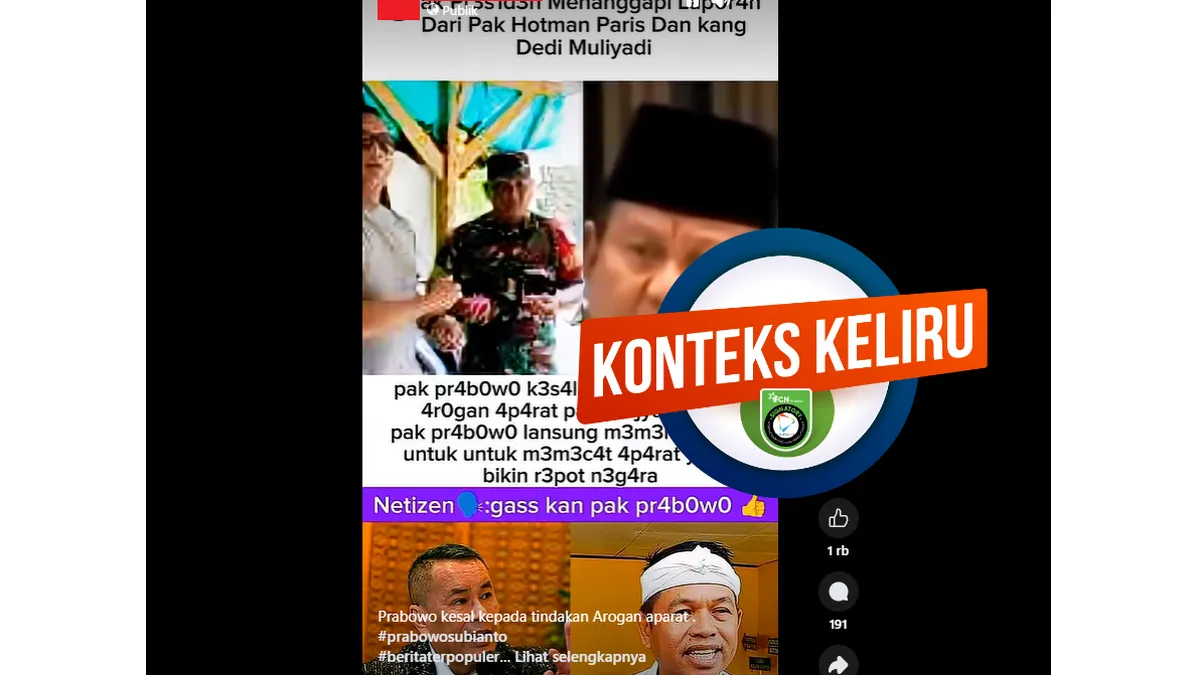 Video Rapat Kabinet 24 Oktober 2024 Dipelintir Jadi Klaim Prabowo Marah pada Aparat Arogan