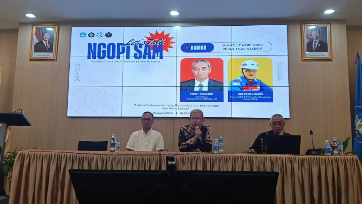 Ngopisam FMIPA UB: Alumni Paparkan Inovasi dari Riset Statistik hingga Eksperimen di Dunia Industri