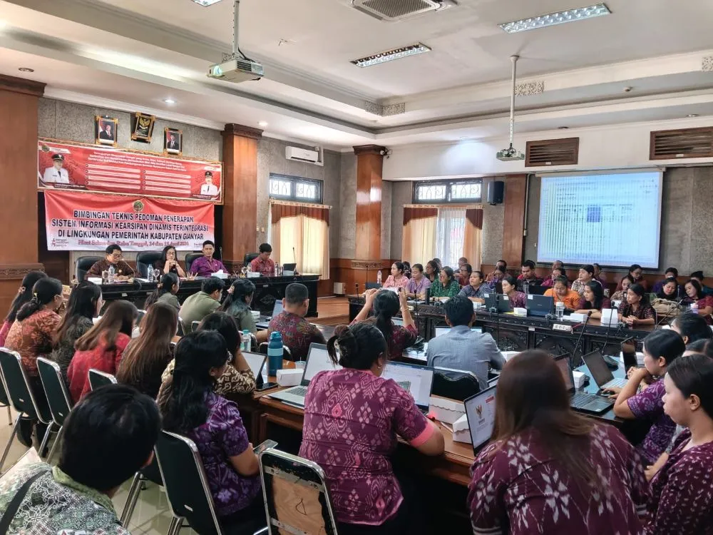Pemkab Gianyar Gelar Bimtek Aplikasi SRIKANDI untuk Perkuat Pengelolaan Arsip Elektronik