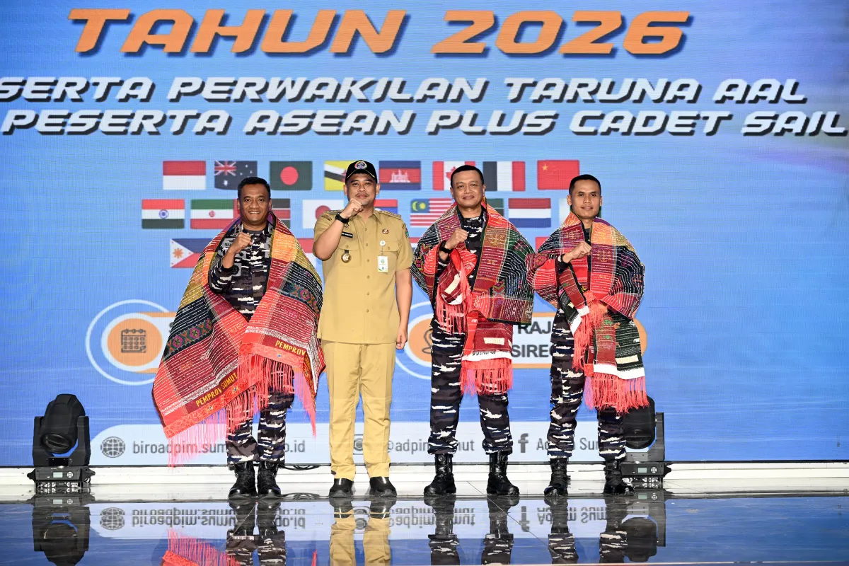 Bobby Nasution Terima Satgas Kartika Jala Krida 2026, Tekankan Diplomasi Maritim dan Persahabatan Antar-Kadet