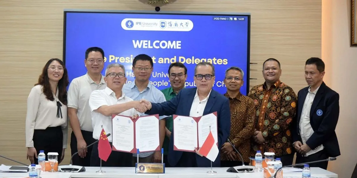 IPB University dan Hainan University Teken MoU Perkuat Riset Tropis, Fokus Ketahanan Pangan dan Iklim