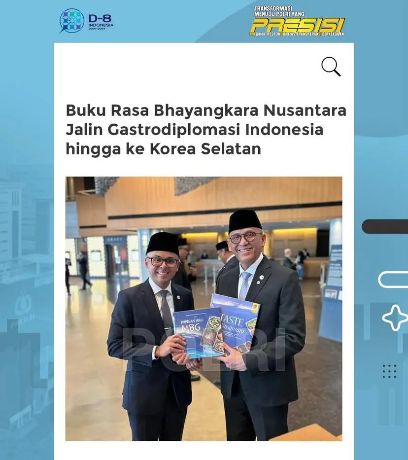 Buku "Rasa Bhayangkara Nusantara" Diperkenalkan di Korea Selatan untuk Perkuat Diplomasi Budaya Indonesia
