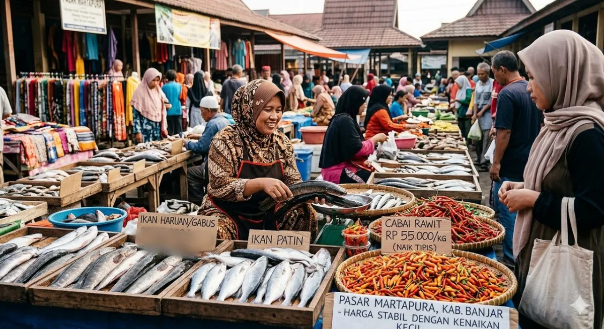 Pemkab Banjar: Dampak Gejolak Global Belum Signifikan, Harga Ikan dan Cabai Naik Tipis