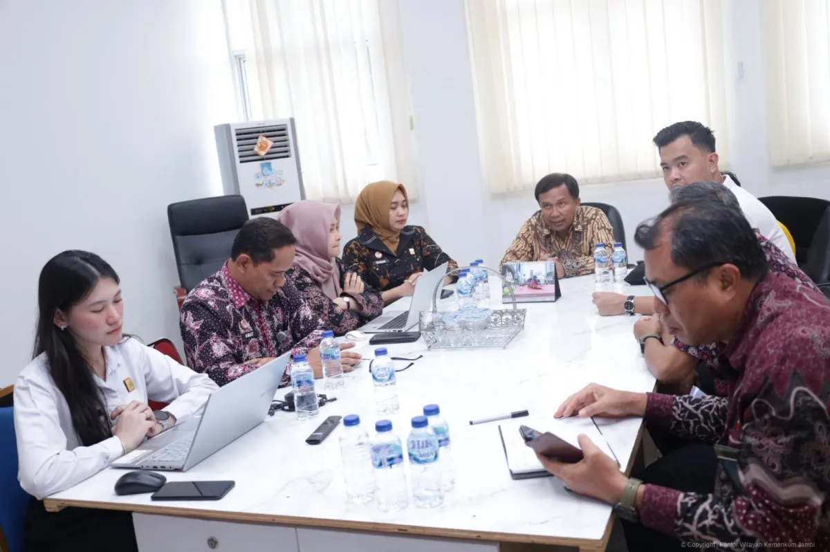 Kanwil Kemenkum Jambi Matangkan Persiapan Kunjungan Menteri Hukum dan Peresmian Posbankum