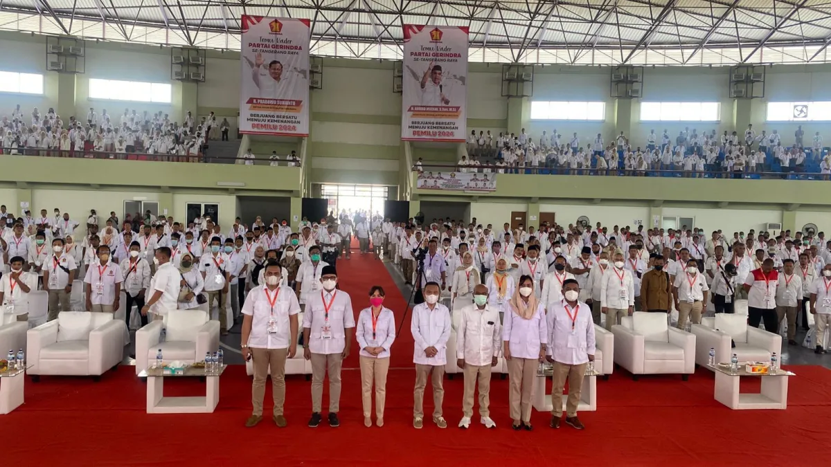 Gerindra Tangerang Raya Gelar Konsolidasi untuk Persiapan Pemilu 2024