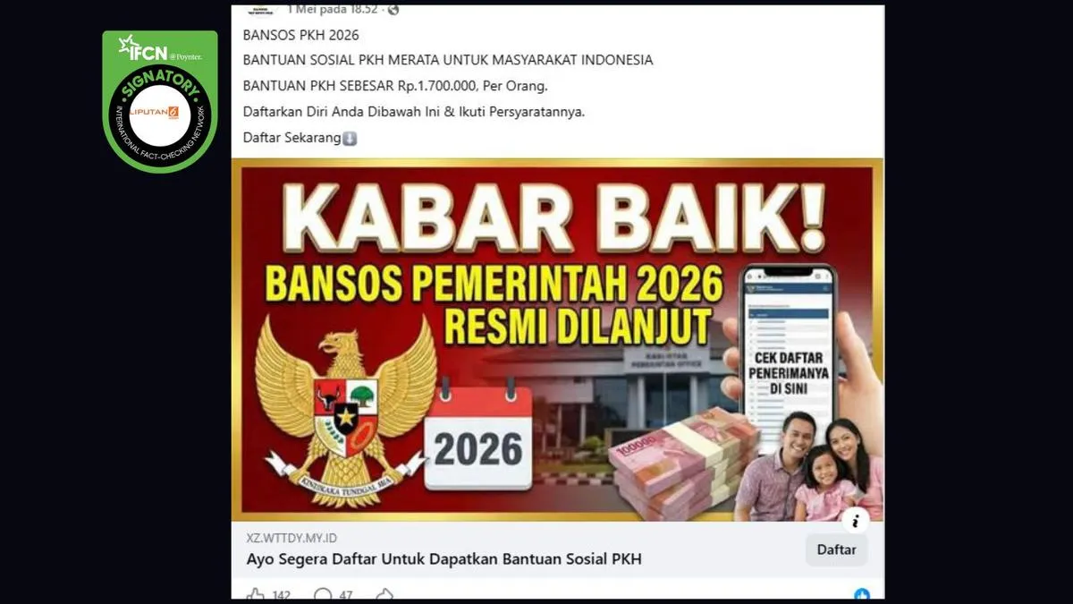 Modus Hoaks Berkedok PKH Makin Beragam, Waspadai Tautan Pendaftaran dan Cek Bansos Palsu