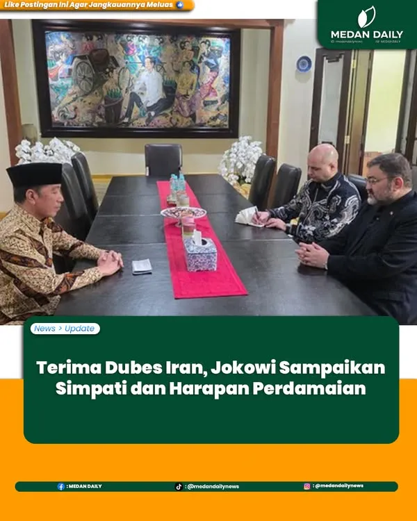 Jokowi Terima Kunjungan Dubes Iran di Solo, Bahas Situasi Kawasan dan Dampak Kemanusiaan