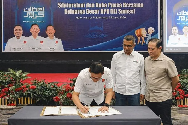 Indosat Gandeng REI Sumatera Selatan Perluas Akses Internet Rumah Nirkabel HiFi Air di Kawasan Perumahan