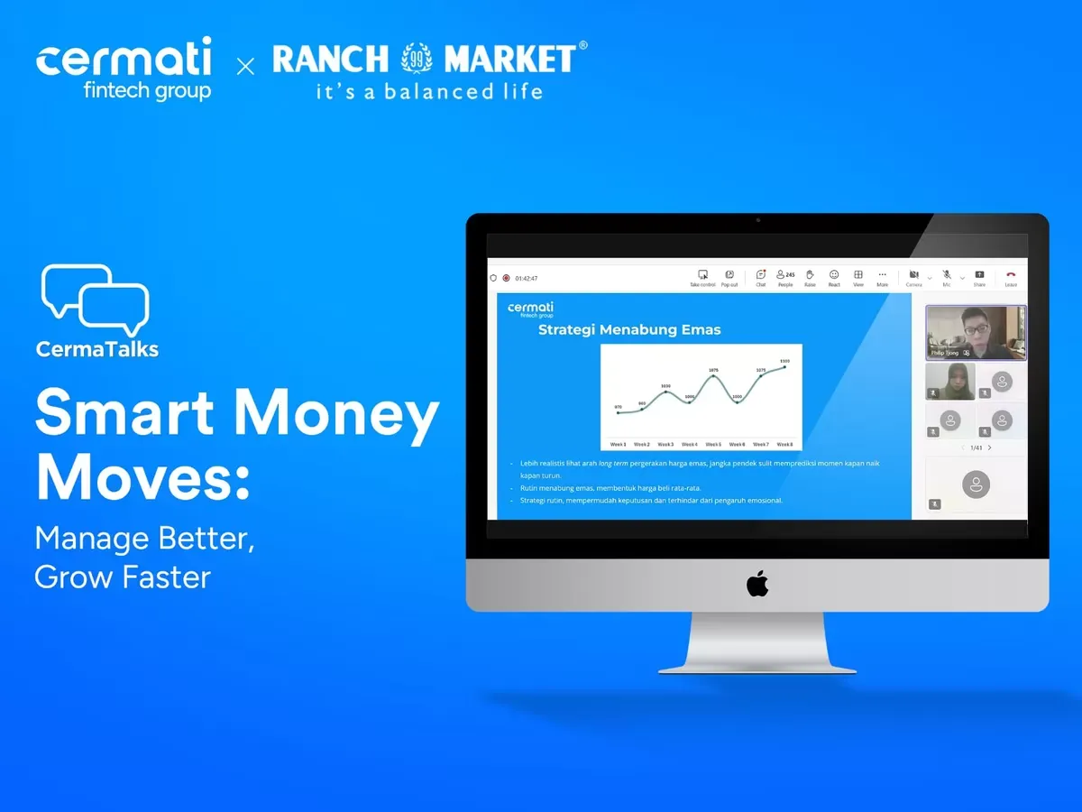 Cermati Fintech Group dan Ranch Market Gelar Cermatalks Bahas Strategi Keuangan dan Diversifikasi Aset