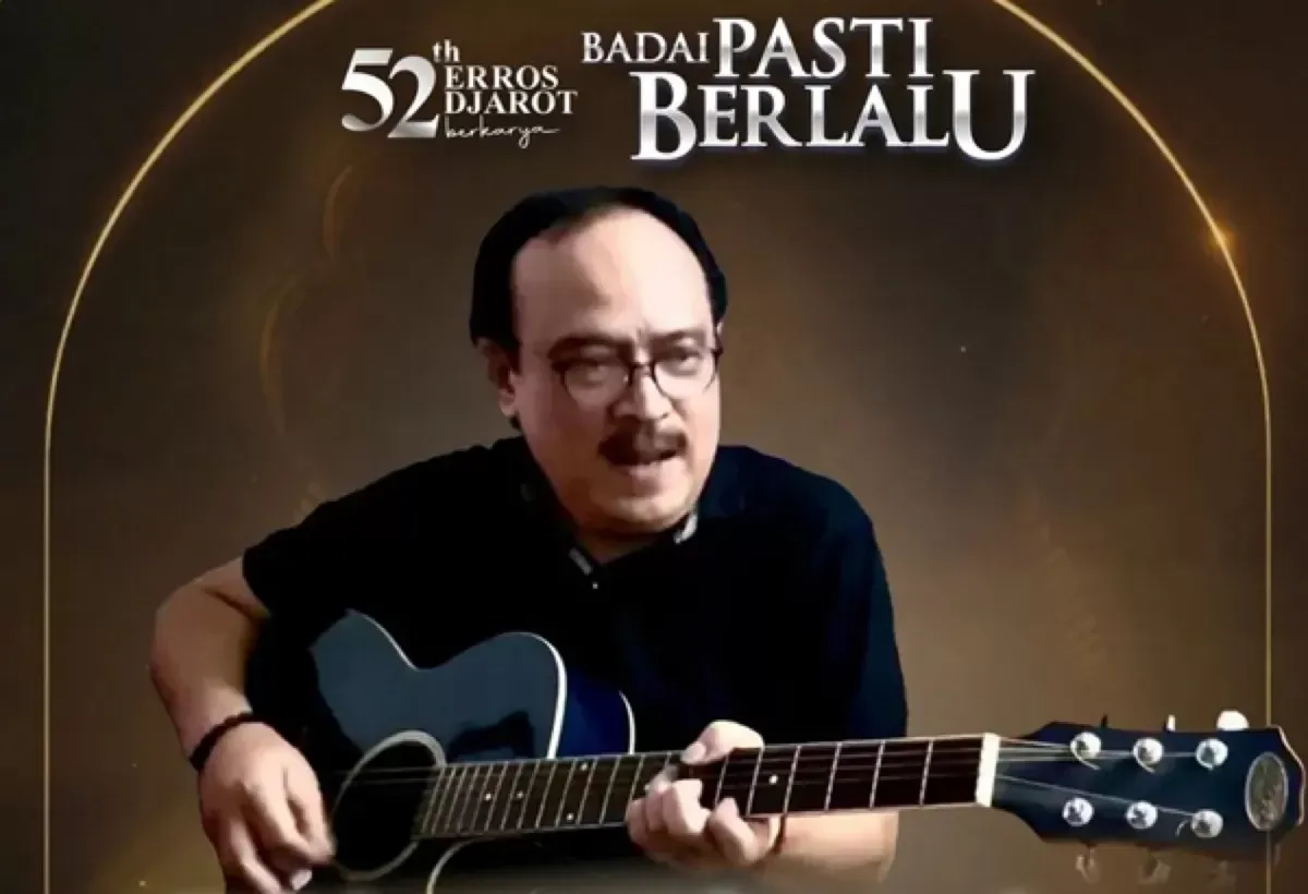 Konser “Badai Pasti Berlalu” Rayakan 52 Tahun Kiprah Erros Djarot di Balai Sarbini