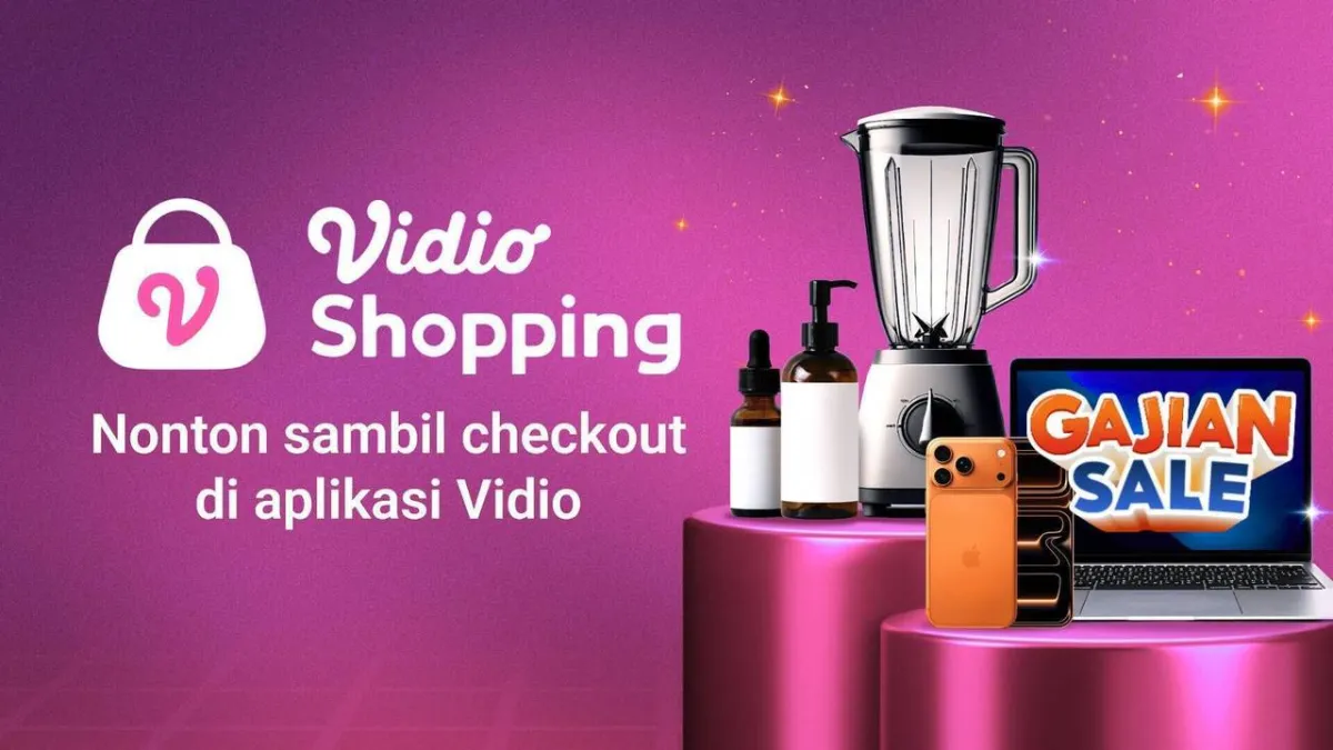 Promo Menuju Gajian Sale 25 April Hadir di Vidio Shopping x Gadget Gado Gado