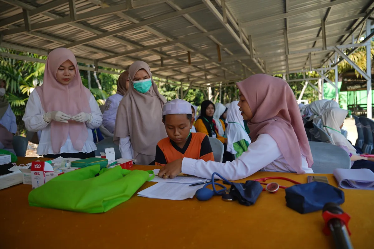 Dinkes Balangan Gelar Aksi Bergizi di MTsN 5 Balangan untuk Cegah Anemia dan Stunting Remaja