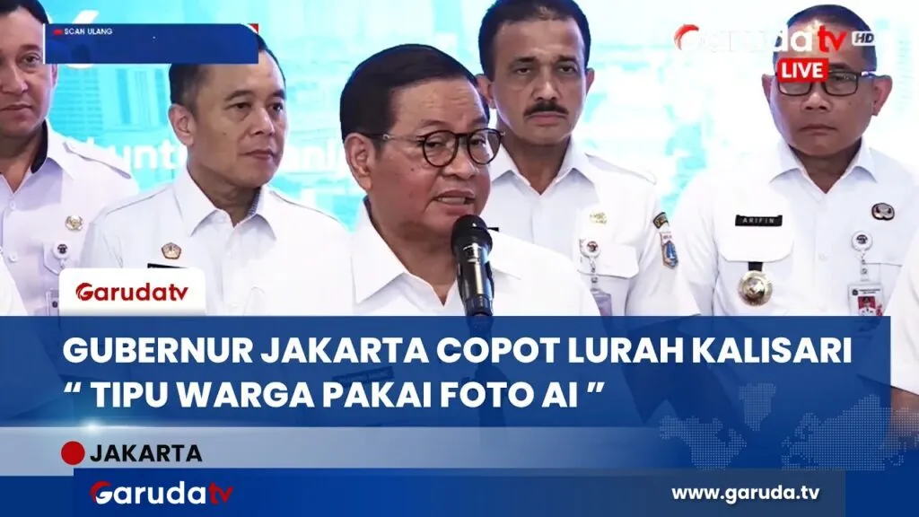 Pramono Anung Copot Lurah Kalisari Usai Respons Laporan JAKI Gunakan Foto Hasil Manipulasi