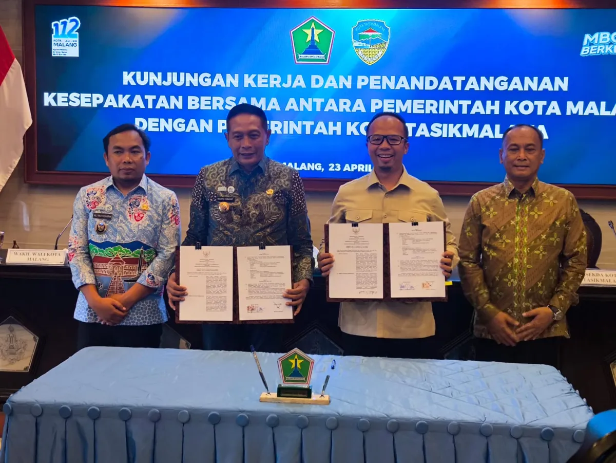 Pemkot Malang-Tasikmalaya Jalin Kerja Sama, Tasikmalaya Pelajari Aplikasi Persada untuk Optimalkan PAD
