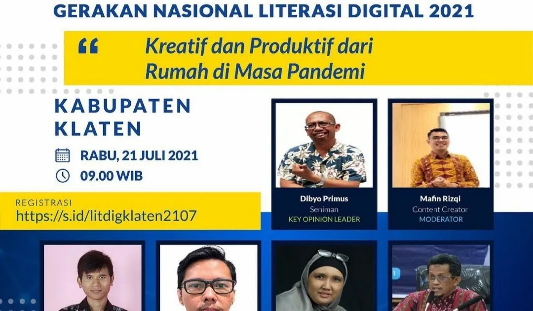 Webinar Literasi Digital di Klaten Tekankan Etika dan Keamanan Bermedia di Masa Pandemi