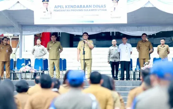 Pemprov Sulut Gelar Apel Kendaraan Dinas untuk Audit Fisik dan Penataan Aset