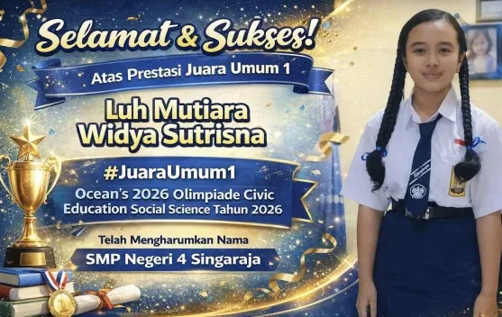 Siswa SMPN 4 Singaraja Raih Juara Umum 1 di Ocean’s 2026