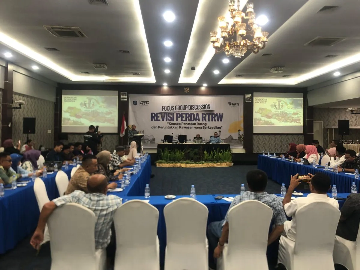 DPRD Ternate Gelar FGD Revisi RTRW 2026–2046, Bahas Penataan Ruang Berkeadilan