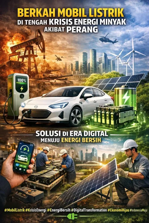 Mobil Listrik Dinilai Jadi Solusi Strategis di Tengah Krisis Energi Minyak