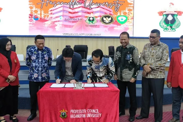 Unhas Jalin Kerja Sama dengan Solforto Korea Selatan untuk Perkuat Inovasi Rumput Laut Berkelanjutan